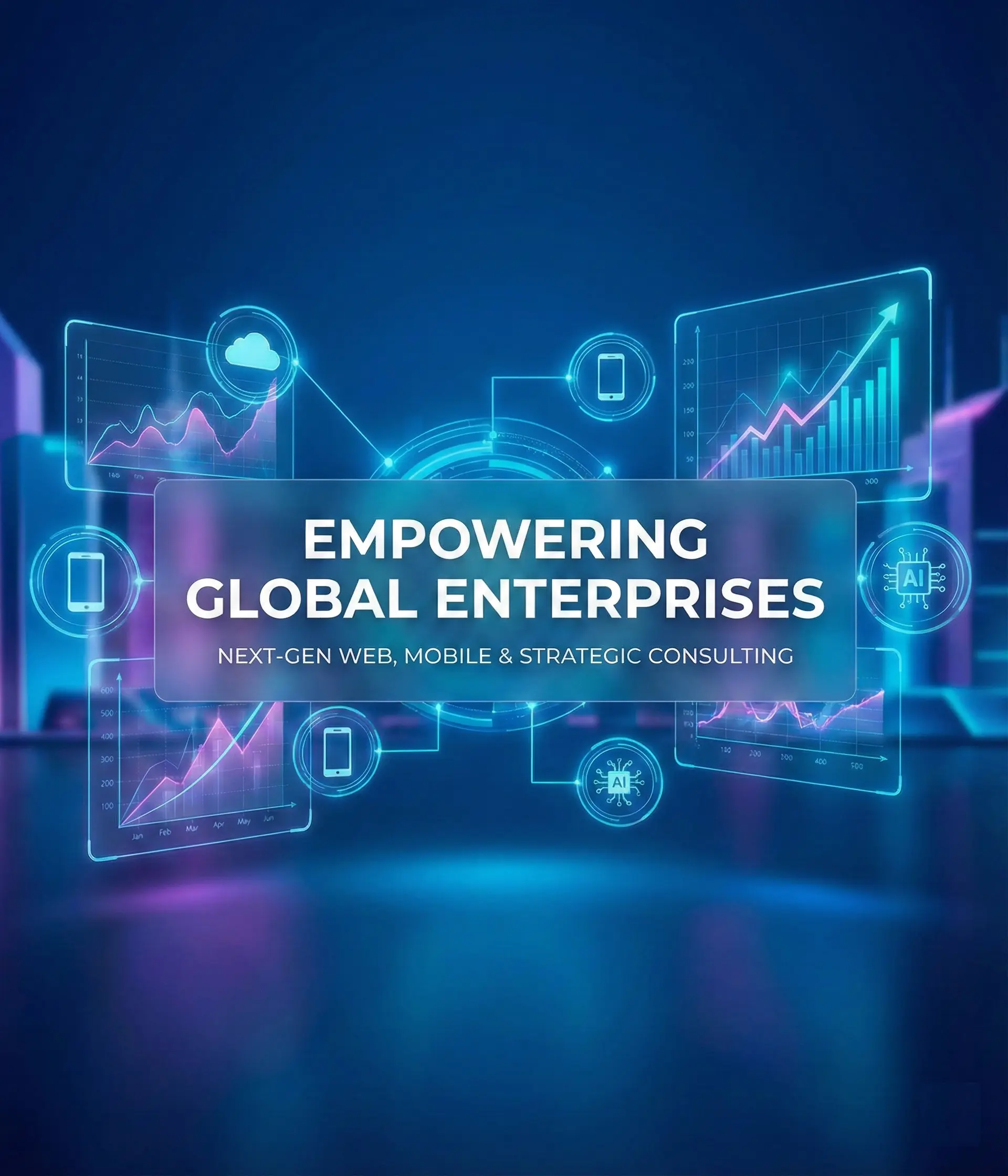 Professional technology consulting team